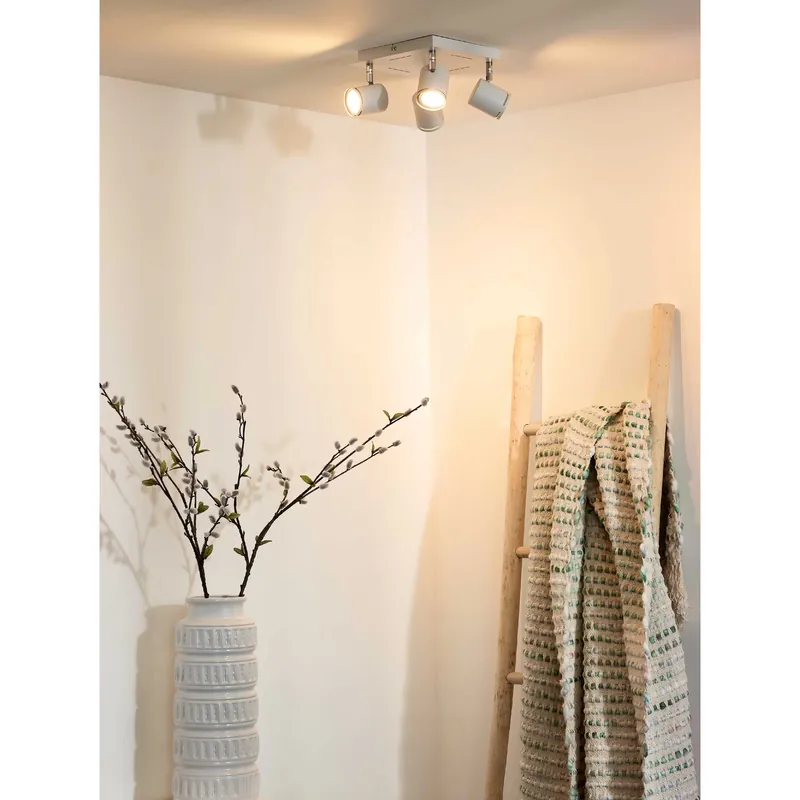 Super Prezzo Faretto a LED dimmerabile struttura in metallo e quattro faretti orientabili - 5W - Lumen 320 x4 - 3000k Luce Calda - 20