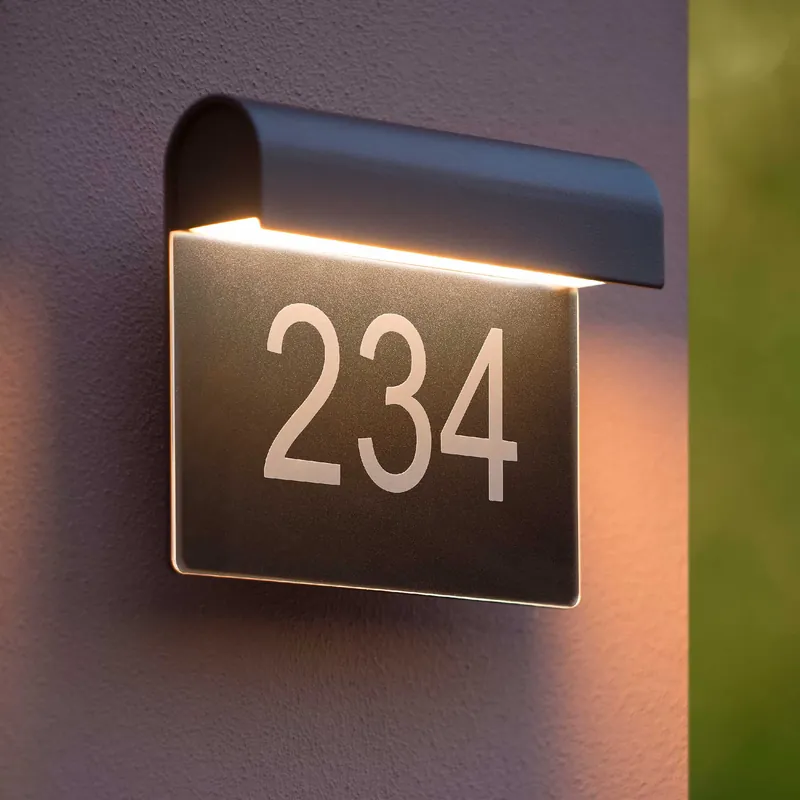 Applique da esterno a LED con struttura in alluminio dal design moderno - 8W - Lumen 220 - 3000k Luce Calda - 54 Offerta Speciale