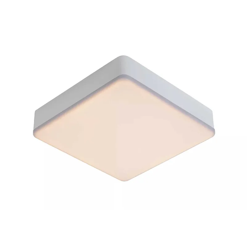 Plafoniera quadrata diffusore a LED dimmerabile struttura in alluminio moderna - 30W - Lumen 2400 - 3000k Luce Calda - 44 A Buon Prezzo