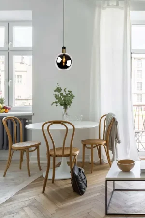 Ultimissimo Modello Lampada a sospensione media moderna singola in metallo e un diffusore in vetro - 40W - 20