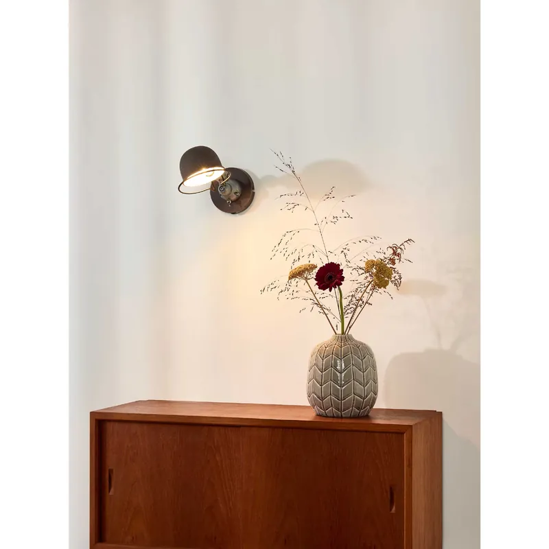 Applique da parete in metallo in stile industrial con diffusore orientabile - 25W - 20 Popolare