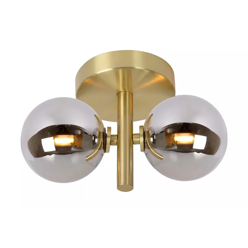 Ordina Subito Applique da parete con struttura moderna in acciaio e 2 diffusori in vetro - 28W - IP20