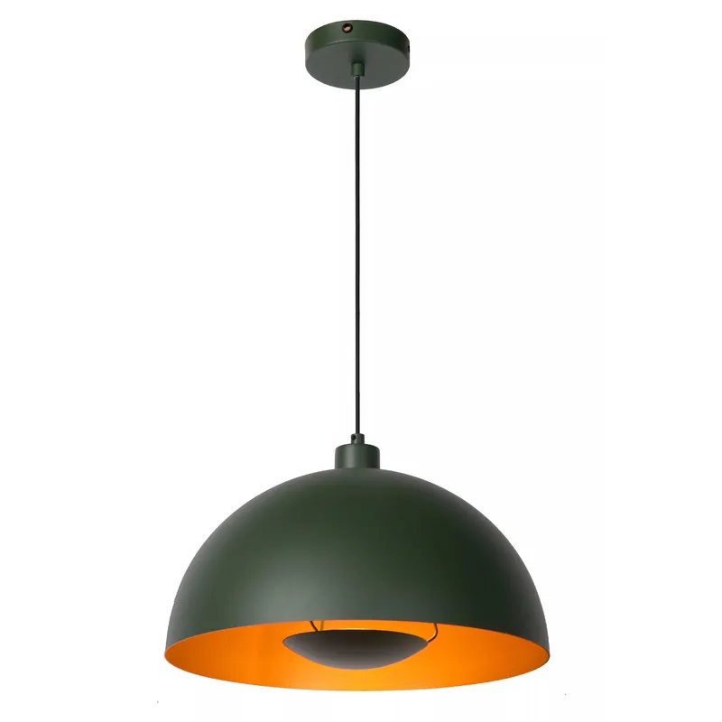 Prezzo Conveniente Lampada a sospensione regolabile in altezza con diffusore a campana in acciaio - 40W - 20