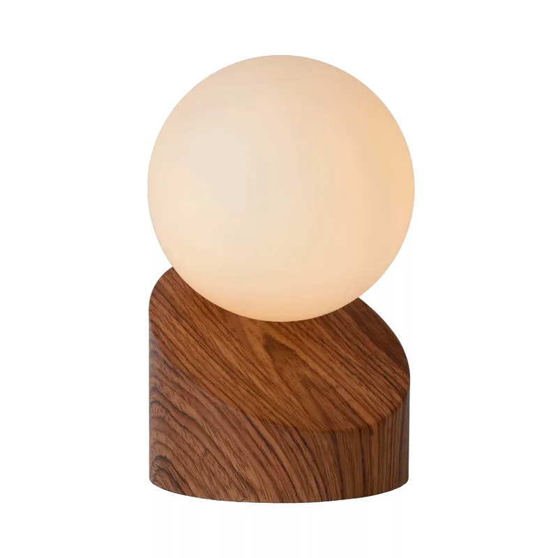 Professionale Lampada da comodino con base moderna in metallo e diffusore in vetro a boccia - 33W - 20