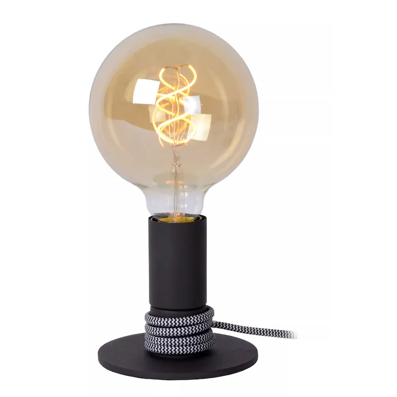 Occasione Imperdibile Abatjour da comodino dal design moderno e minimalista con struttura in acciaio - 40W - 20