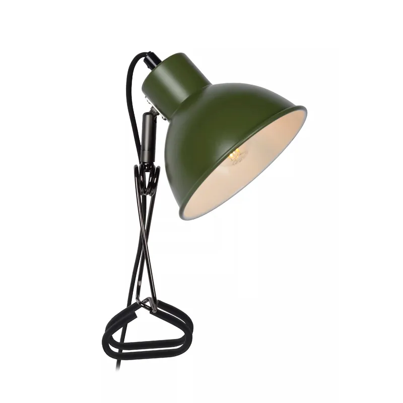 Lampada da scrivania con gancio di attacco in acciaio e diffusore orientabile - 40W - 20 Consegna Rapida