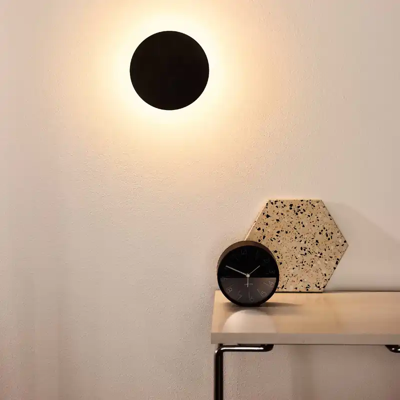 Lampada da parete piccola struttura in alluminio e diffusore a led dimmerabile - 7W - Lumen 550 - 3000k Luce Calda - 20 Economico