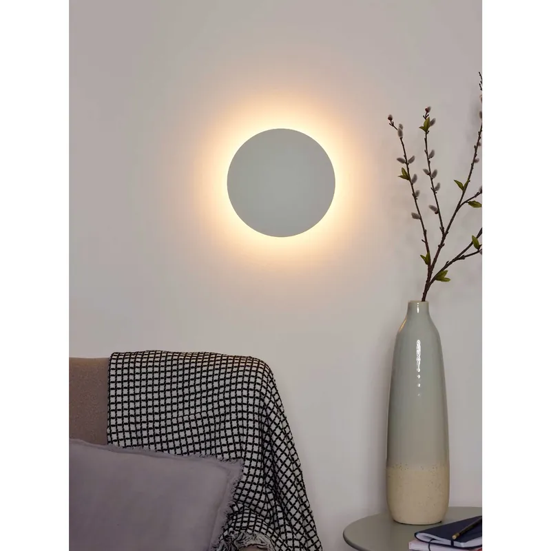 Lampada da parete grande struttura in alluminio e diffusore a led dimmerabile - 9W - Lumen 780 - 3000k Luce Calda - 20 Bestseller
