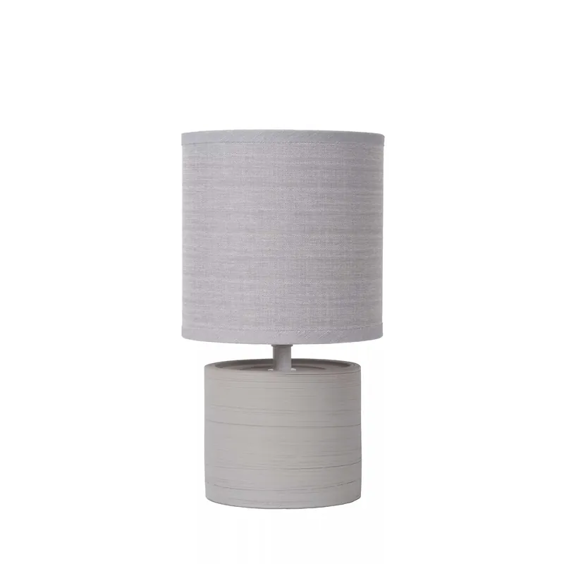 Prezzo Basso Abajour da comodino base in ceramica e diffusore in cotone dal design moderno - 40W - 20