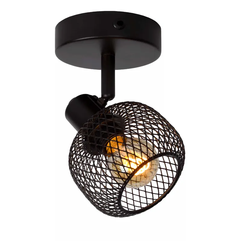 Occasione Imperdibile Faretto con struttura orientabile in metallo moderna e diffusore a rete - 40W - 20