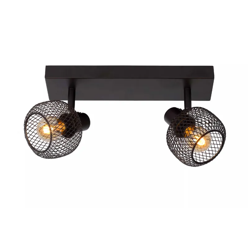 Acquista Ora Faretto con struttura lineare in metallo moderna e doppio diffusore orientabile - 40W - 20