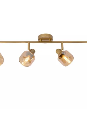 Vendita Finale Faretto lineare moderno in metallo con 4 diffusori orientabili in vetro - 40W - 20
