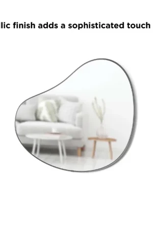 Nuova Collezione Specchio da parete con cornice in metallo dal design moderno ed elegante "Hubba"