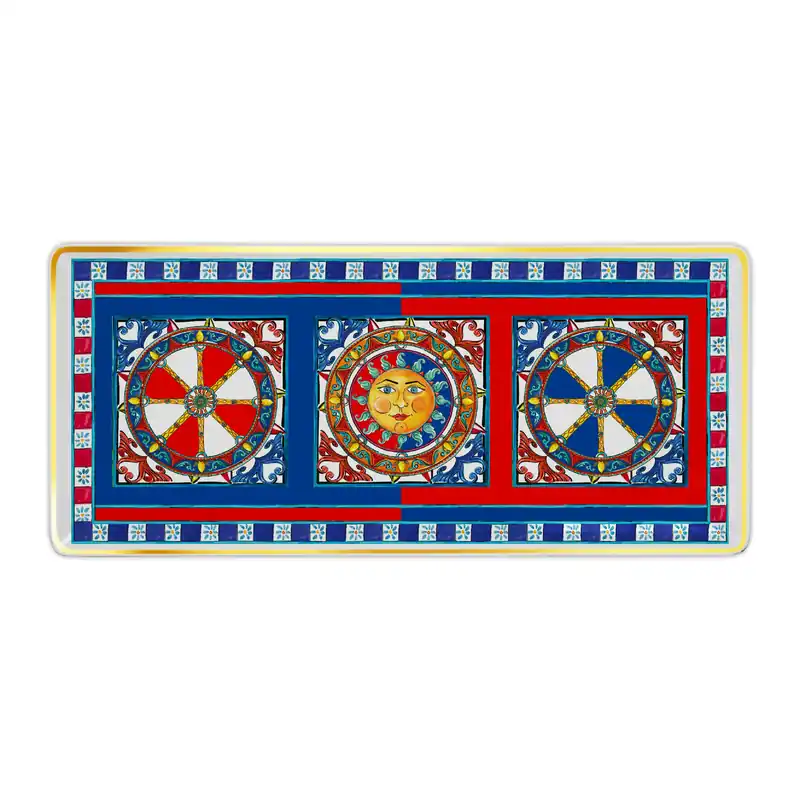 Vassoio rettangolare piccolo in porcellana dal design moderno ed elegante Compra Online