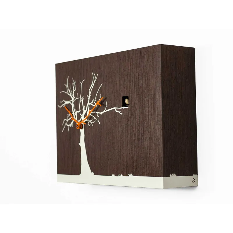 Orologio da parete a cucù in legno dal design moderno ed elegante Non Perdere