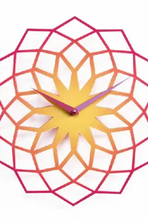 Orologio da parete in metallo verniciato dal design moderno ed elegante Miglior Prezzo