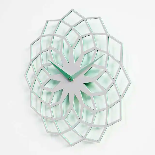 Super Prezzo Orologio da parete in metallo verniciato dal design moderno ed elegante