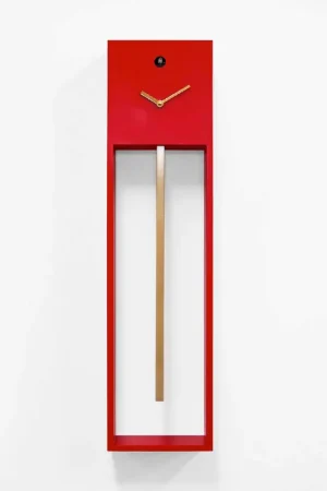 Orologio da parete a pendolo e cucù con struttura moderna ed elegante Acquista Ora