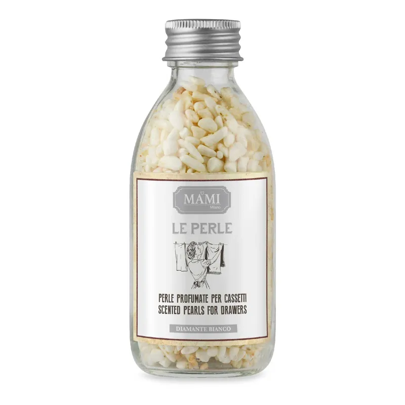 Compra Adesso Perle profumate per tessuti da inserire nei cassetti "Diamante Bianco"