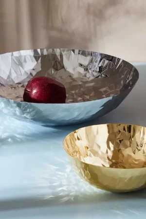 Ultima Occasione Cestino piccolo rotondo in acciaio dalle linee moderne ed eleganti