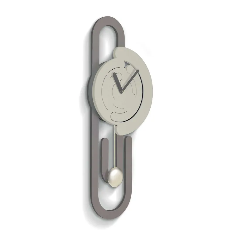 Soddisfatti O Rimborsati Orologio da parete a pendolo dal design moderno con struttura in legno