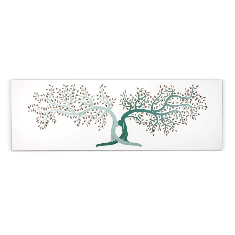 Prezzo Scontato Quadro moderno interamente in legno con raffigurazione incisa a laser 150x50