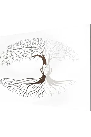 A Buon Prezzo Quadro moderno interamente in legno con raffigurazione incisa a laser 15x12