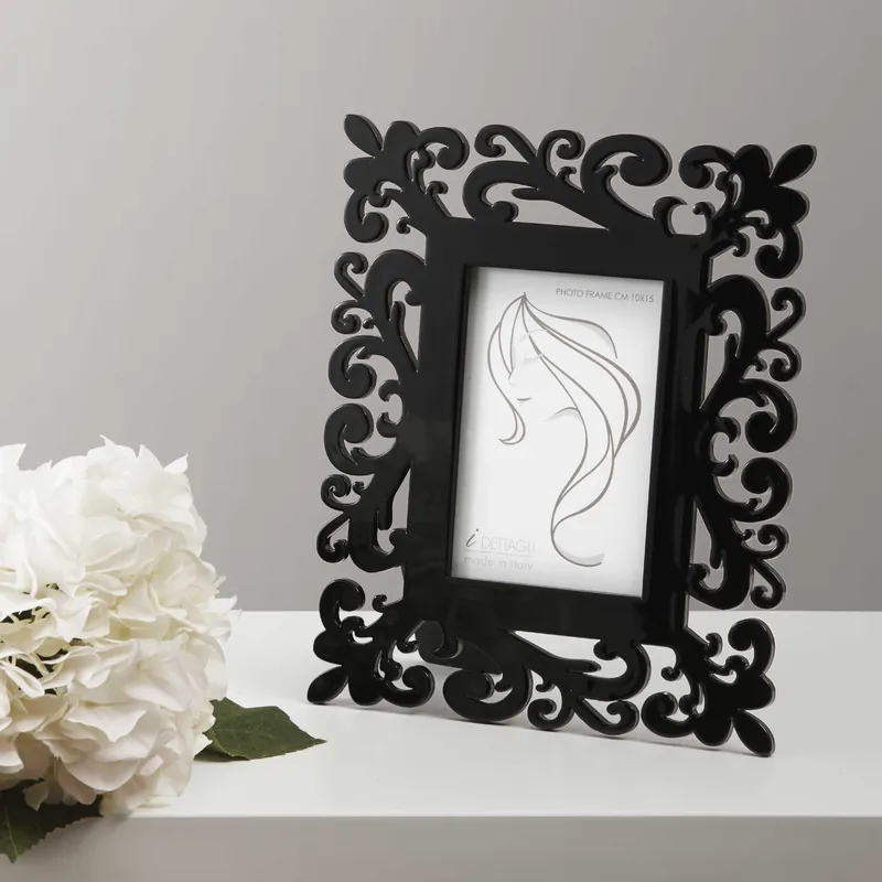 Portafoto da tavolo grande in legno dal design moderno ed elegante - Foto 15x20 Ultime Pezzi