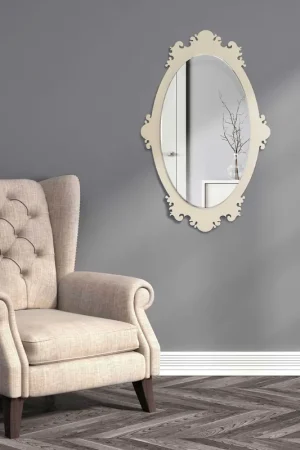 Specchio da parete con cornice in legno in stile retrò dal design moderno Promozione