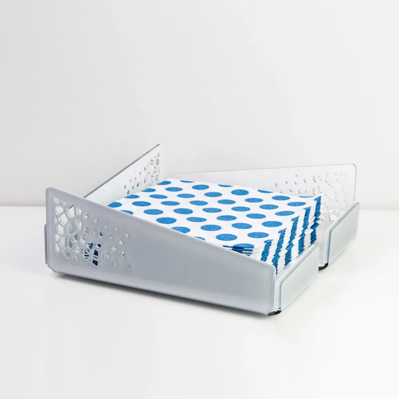 Compra Adesso Portatovaglioli in plexiglass traforato dal design moderno ed elegante