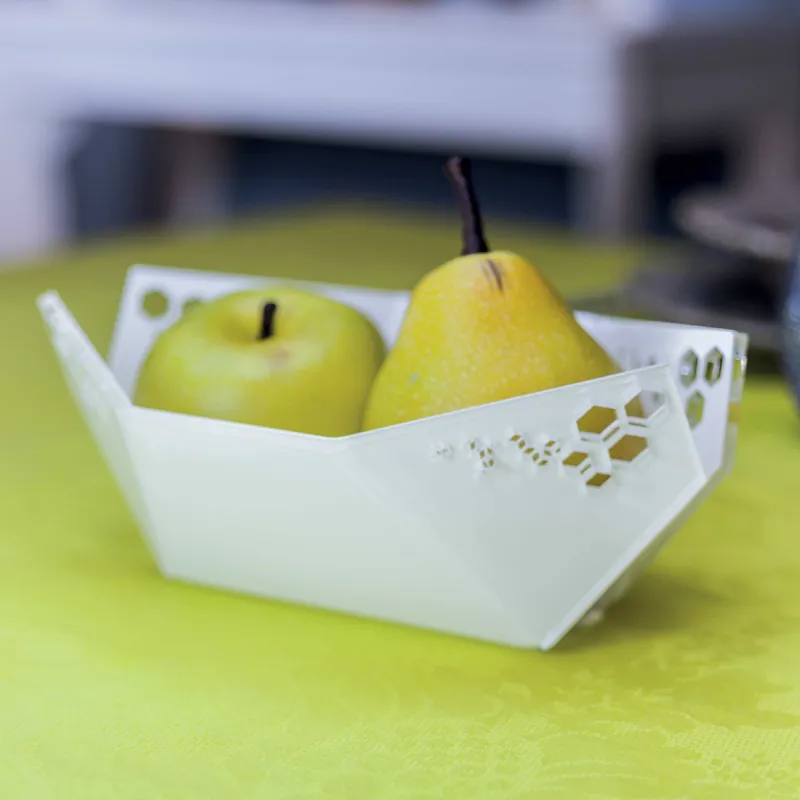 Porta frutta in plexiglass traforato dalle linee moderne ed eleganti Super Prezzo