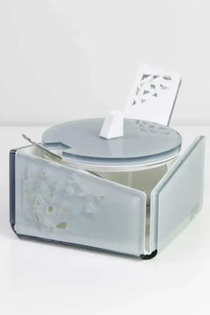 Di Tendenza Zuccheriera da tavola con struttura in plexiglass dal design moderno ed elegante