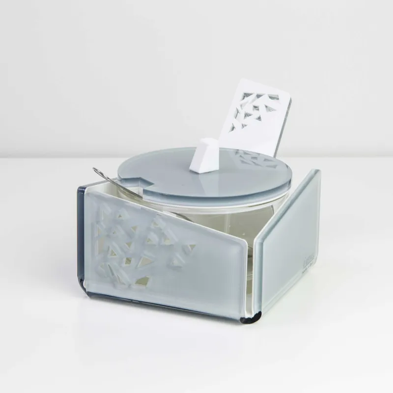 Di Tendenza Zuccheriera da tavola con struttura in plexiglass dal design moderno ed elegante