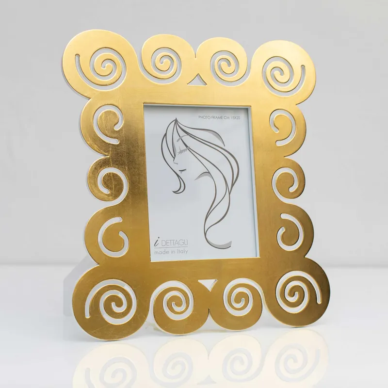 Portafoto grande con cornice in legno dal design moderno ed elegante - Foto 15x20 Reso Gratuito