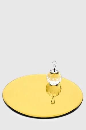 Prezzo Scontato Base specchiata piccola rotonda dal design moderno ed elegante