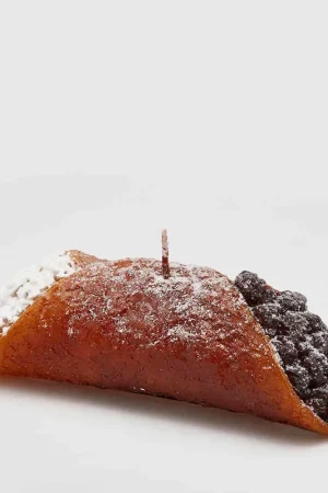Bestseller Set 2 pezzi Candela natalizia a forma di cannolo siciliano