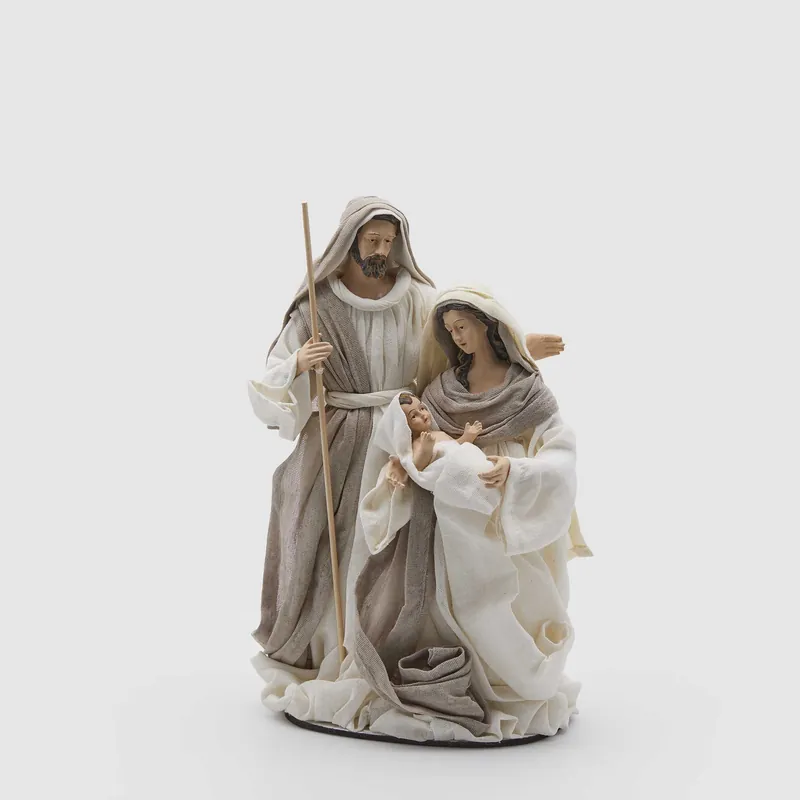 Sconto Addobbo natalizio statuina piccola della natività con base