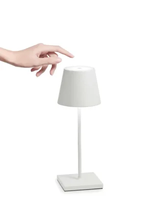 Lampada da tavolo per esterno dimmerabile e ricaricabile "Poldina Mini" - 3W - Lumen 200 - 3000k Luce Calda - IP 65 Solo Oggi