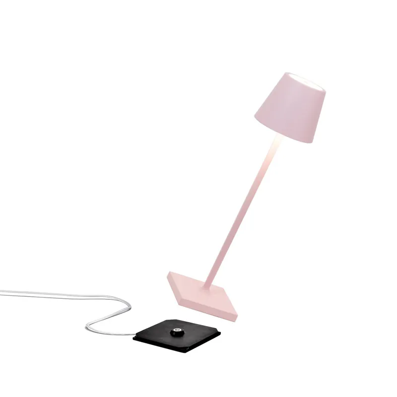 Lampada da tavolo LED dimmerabile e ricaricabile "Poldina Micro" - 2W - Lumen 142 - 2200k-3000k - IP 65 Prezzo Scontato