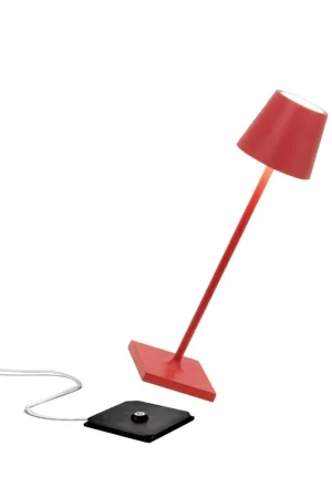 Lampada da tavolo LED dimmerabile e ricaricabile "Poldina Micro" - 2W - Lumen 142 - 4000k Luce Naturale - IP 65 Occasione