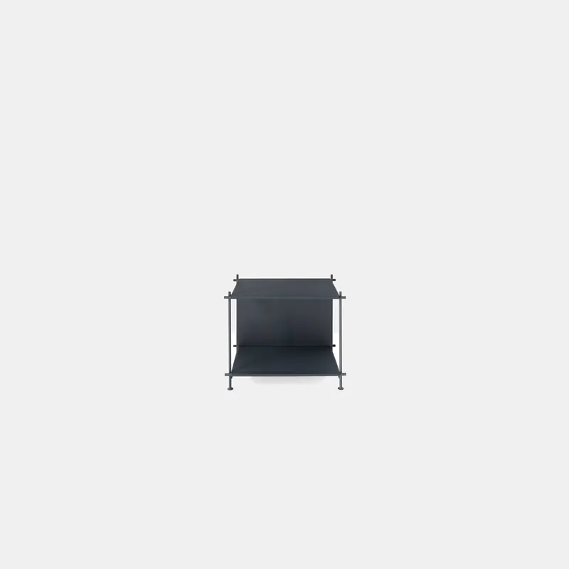 Ultima Occasione Libreria bassa con fianchi e struttura in acciaio dal design moderno cm 50