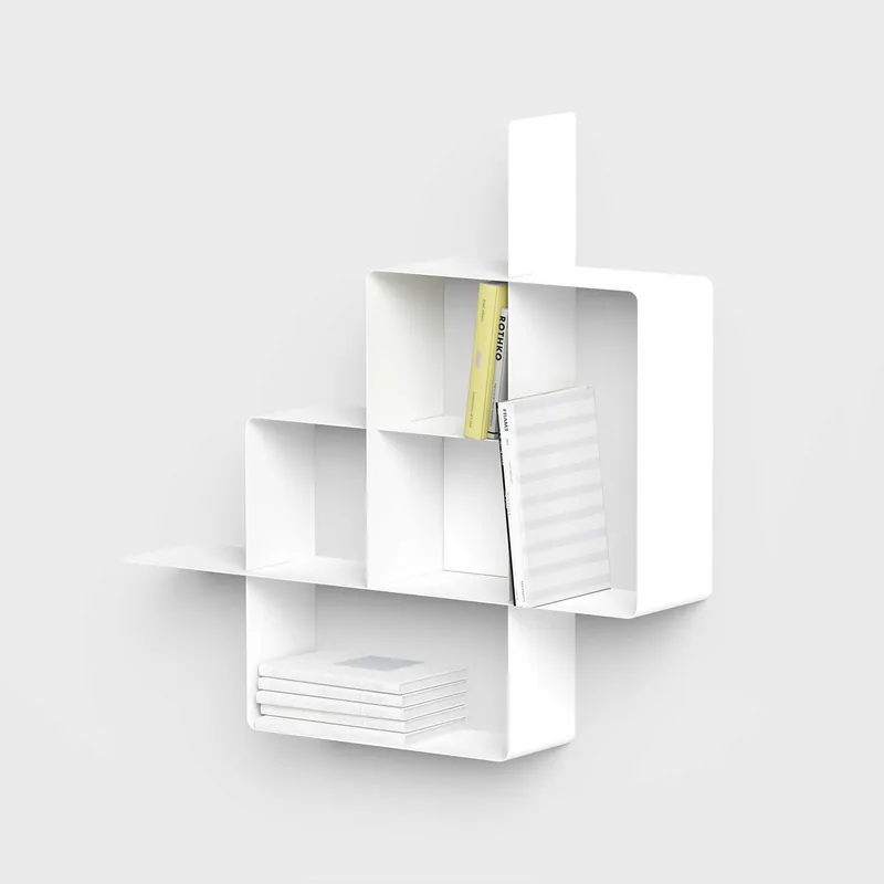 Must-Have Libreria da parete in acciaio verniciato dal design moderno