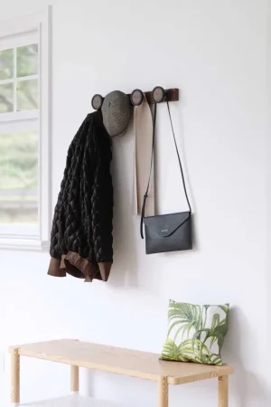 Offerta Limitata Appendiabiti da parete in stile moderno con 4 pomelli
