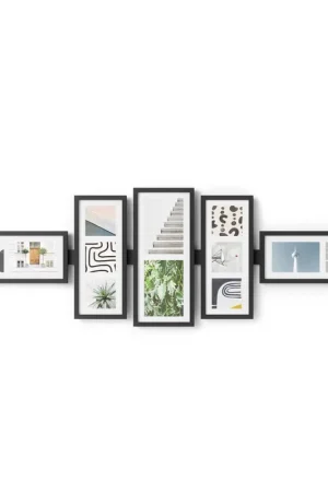 Portafoto da parete con cornice in legno dal design moderno - Foto Multidimensione Offerta Limitata