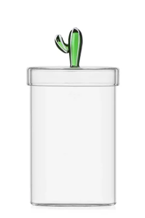 Solo Oggi Barattolo in vetro dal design moderno "Cactus Fiore"