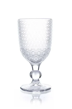 Set 6 pezzi calici in vetro per vino dal design elegante Super Prezzo