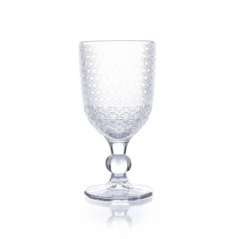 Set 6 pezzi calici in vetro per vino dal design elegante Super Prezzo