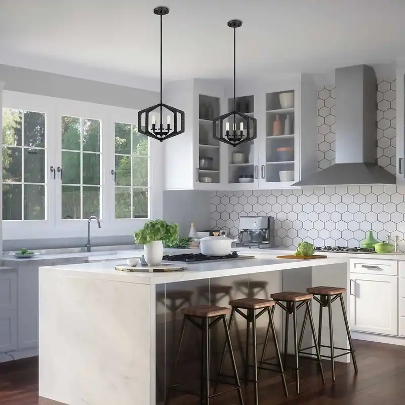 Lampadario medio con struttura in acciaio e diffusore a 3 luci - 40W - IP20 Super Prezzo