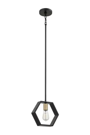 Lampada a sospensione con struttura in acciaio dal design moderno a 1 luce - 60W - IP20 Soddisfatti O Rimborsati