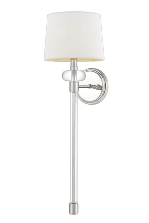 Applique da parete in acciaio con paralume in tessuto dal design moderno - 40W - IP20 Scelto Dai Clienti